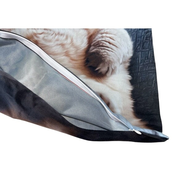 Himalayan Fat Cat Square Cotton Blend Pillow Cover 17x17 Inch Cat Pillow Case - Picture 3 of 6